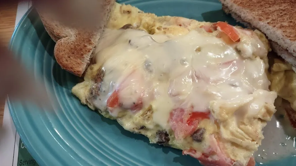 Mushrooms and Tomato Omelette